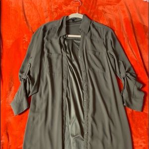 Cute army green dress